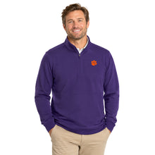 Clemson Antigua Echelon Quarter-Zip Pullover