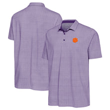 Clemson Antigua Intersect Blocked Polo - PURPLE