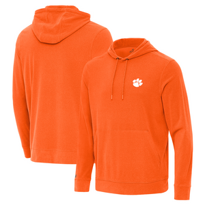 Clemson Antigua Omni Pullover Hoodie - ORANGE
