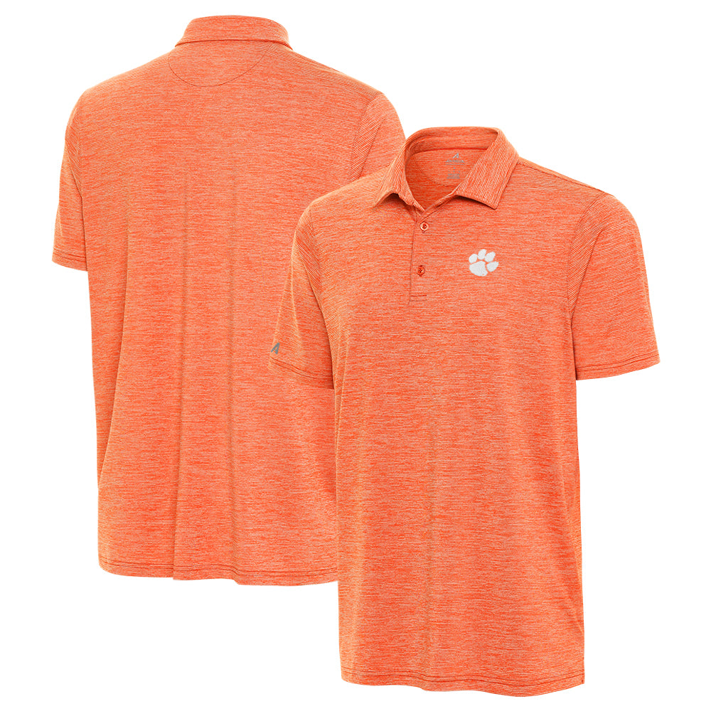 Clemson Antigua Sprout Polo - ORANGE
