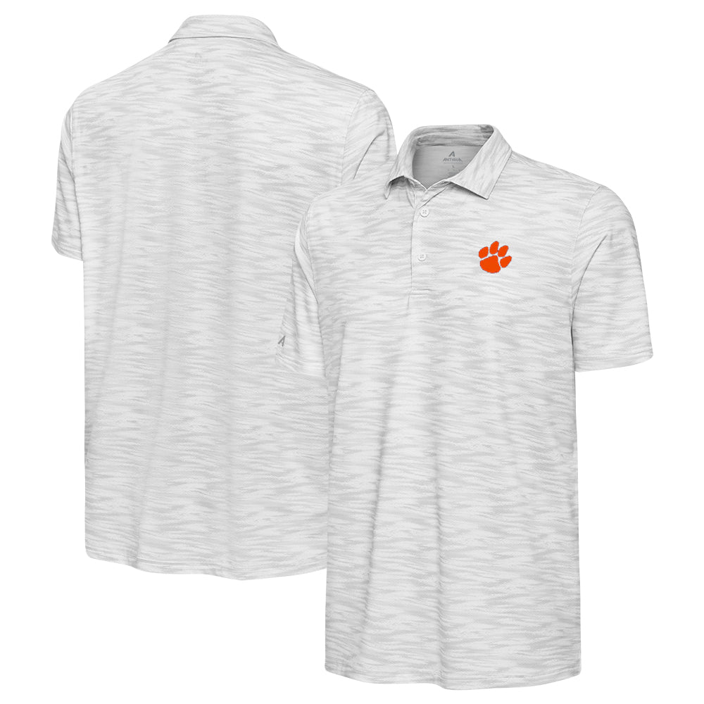 Clemson Antigua Swell Polo - WHITE