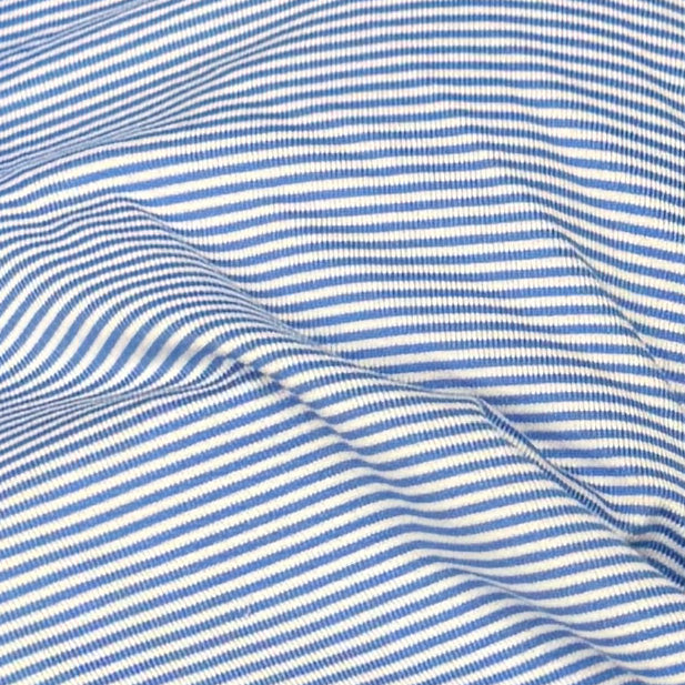 Clemson Antigua Twine Mini Stripe Polo - LT BLUE