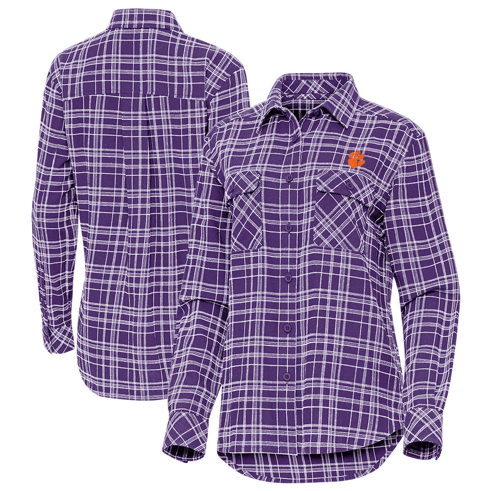 Clemson Antigua Women’s Perfect Flannel