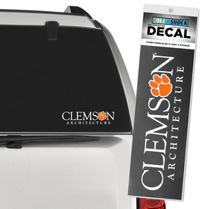 Clemson Architecture Decal - WHITE