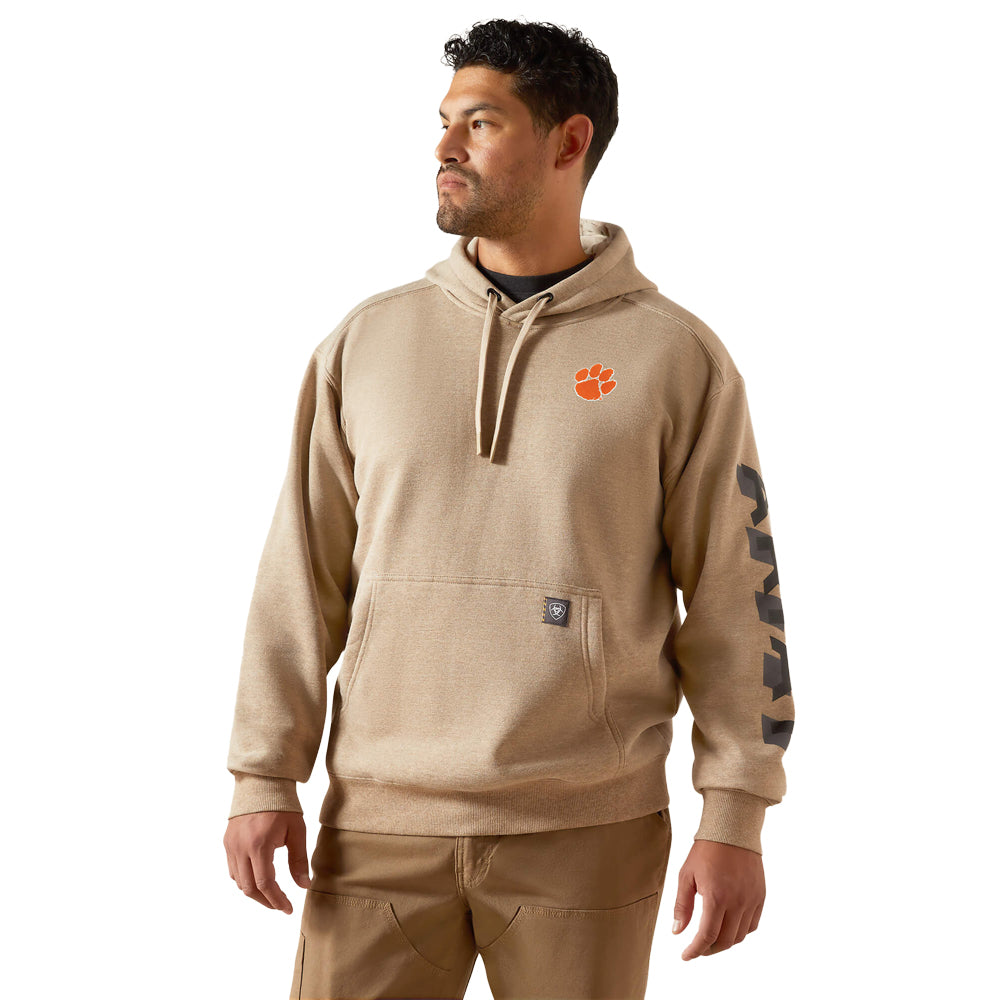 Clemson Ariat Rebar Logo Hoodie