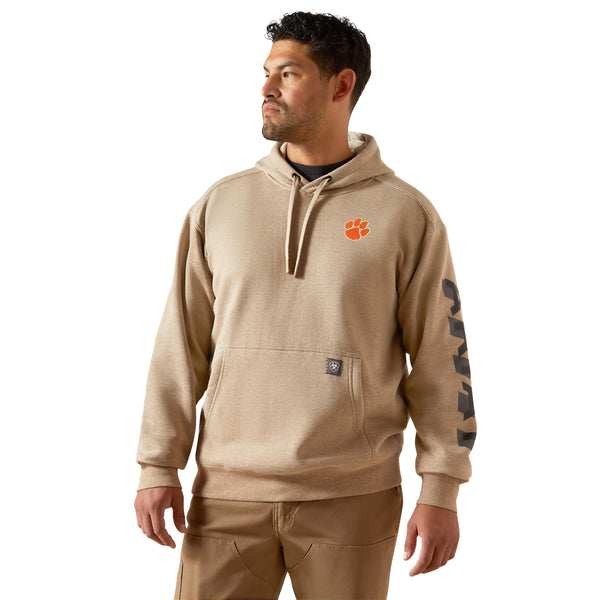 Clemson Ariat Rebar Logo Hoodie