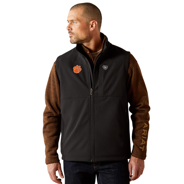 Clemson Ariat Vernon Vest - BLACK