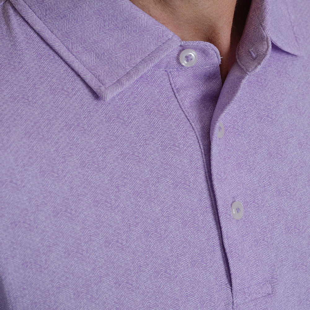 Clemson B Draddy Cool Glaser Polo - LT PURPLE