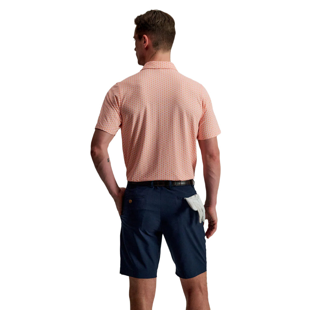 Clemson B Draddy Cool McDade Polo - LT ORANGE