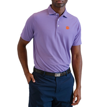 Clemson B Draddy Purple Captain Cool Polo - PURPLE