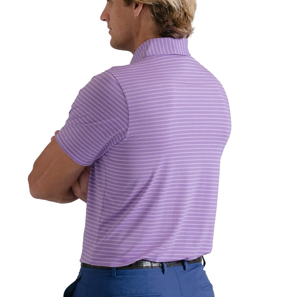 Clemson B Draddy T-Bone Polo - LT PURPLE