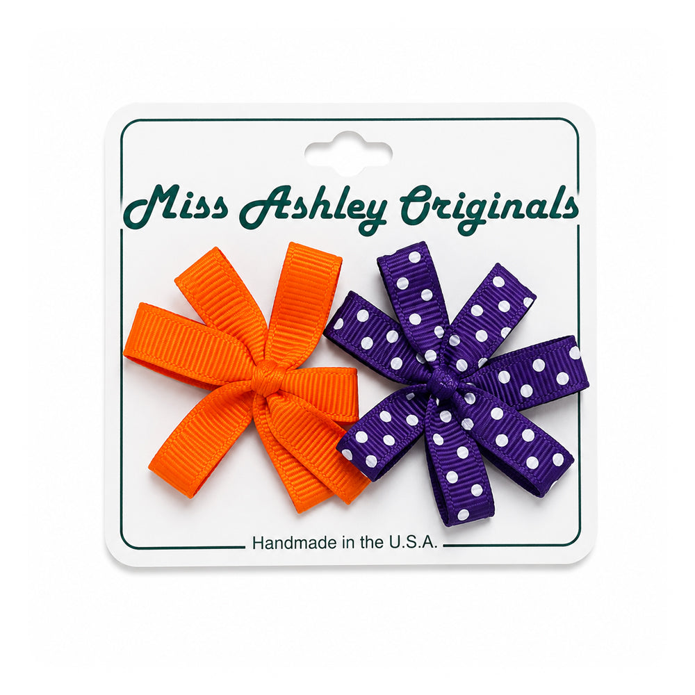 Clemson Baby Windmill Bow Pair
