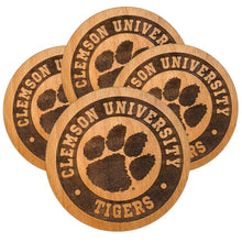 Clemson Barrel Coaster Set