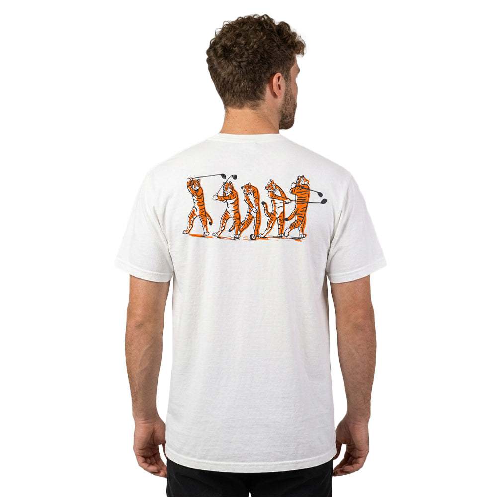 Clemson Barstool Comfort Colors Tiger Swing Pocket Tee