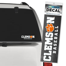 Clemson Baseball Decal - WHITE