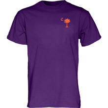 Clemson Baseball Palmetto Tee - PURPLE
