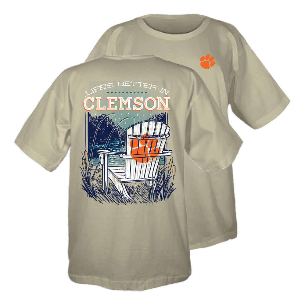 Clemson Beach Chair Tee