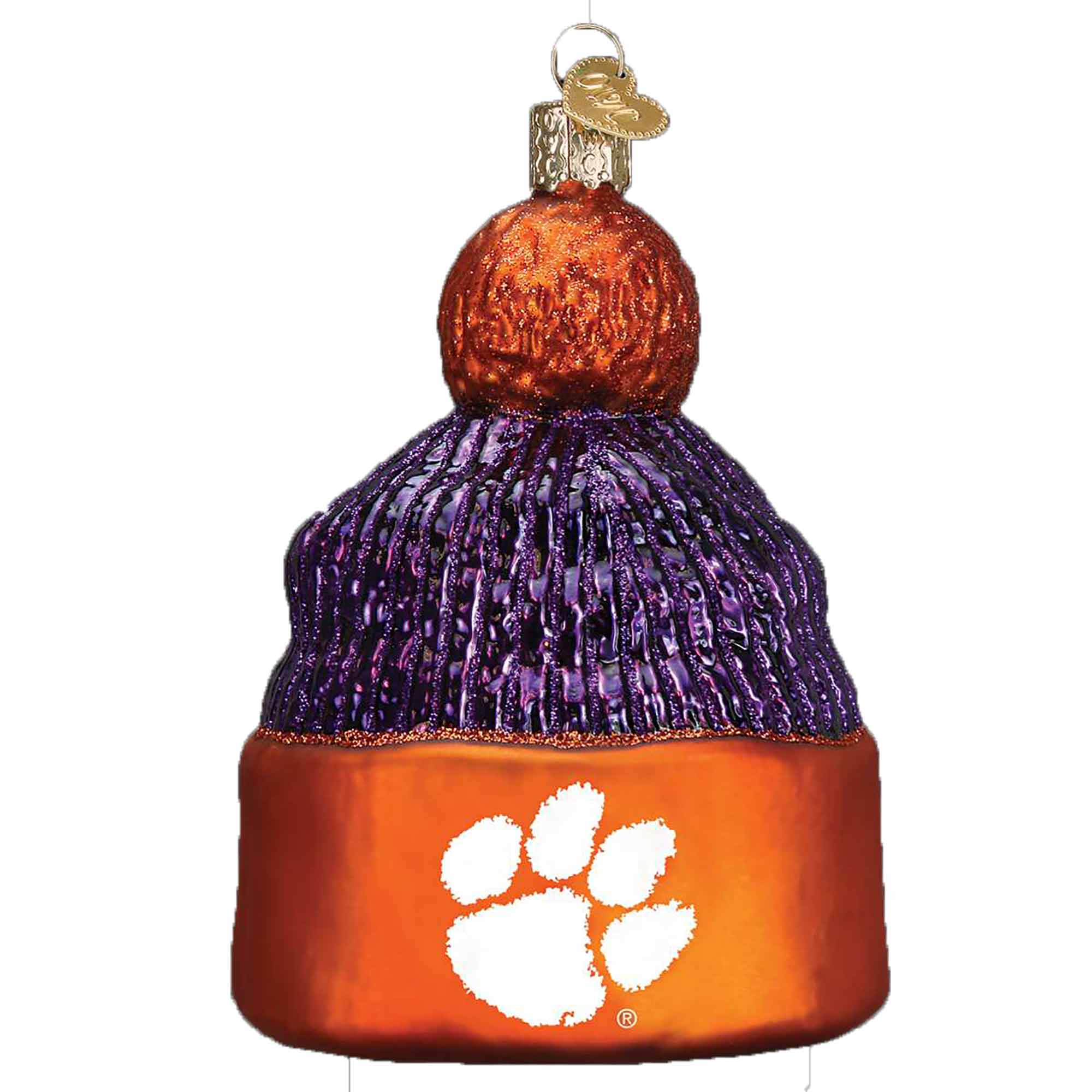 Clemson Beanie Ornament