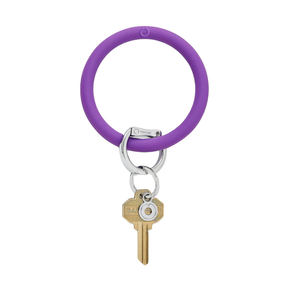 Clemson Big O Silicone Ring - PURPLE