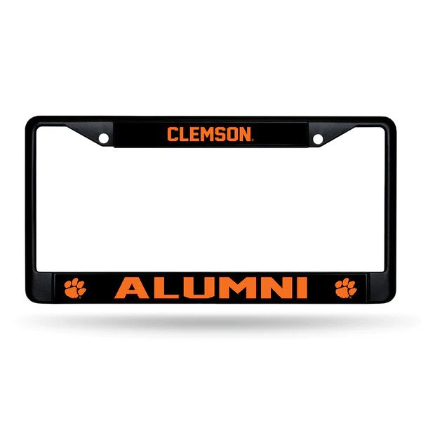 Clemson Black Chrome Alumni License Plate Frame 