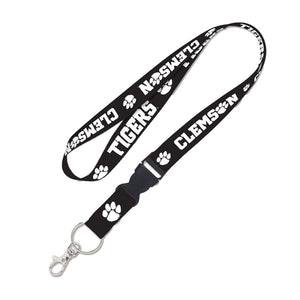 Clemson Blackout Lanyard 