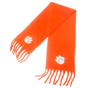 Clemson Blanket Scarf - ORANGE