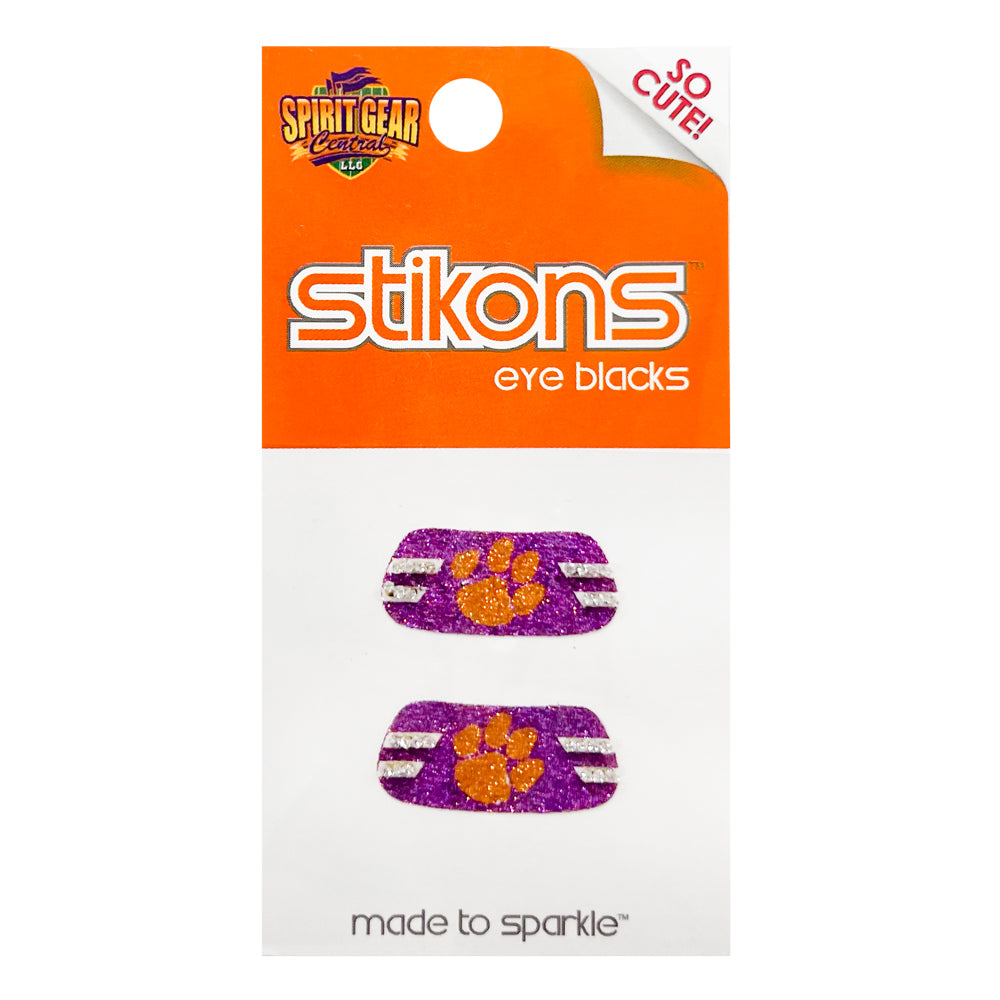 Clemson Bling Eye Blacks