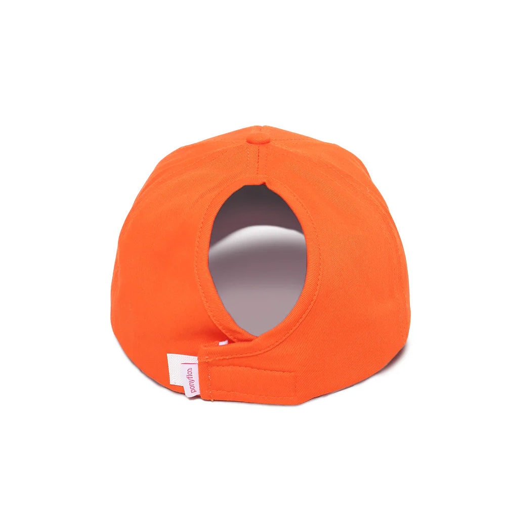 Clemson Bling Ponytail Cap - ORANGE