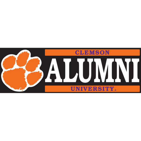 Clemson Block Alumni Decal - ORANGE