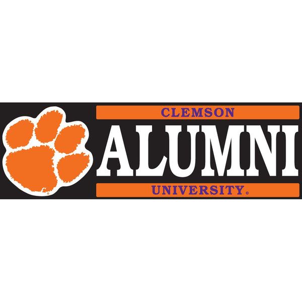 Clemson Block Alumni Decal