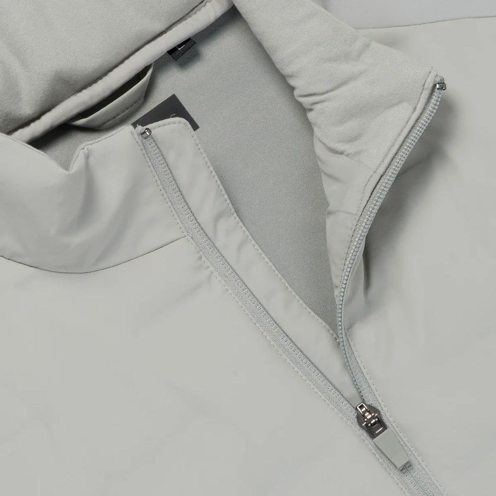 Clemson Block Puffer Jacket - LT GREY