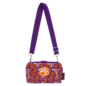 Clemson Bloom Wallet - PURPLE