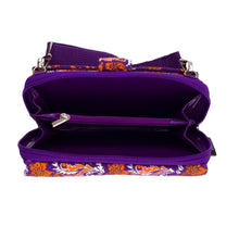 Clemson Bloom Wallet - PURPLE