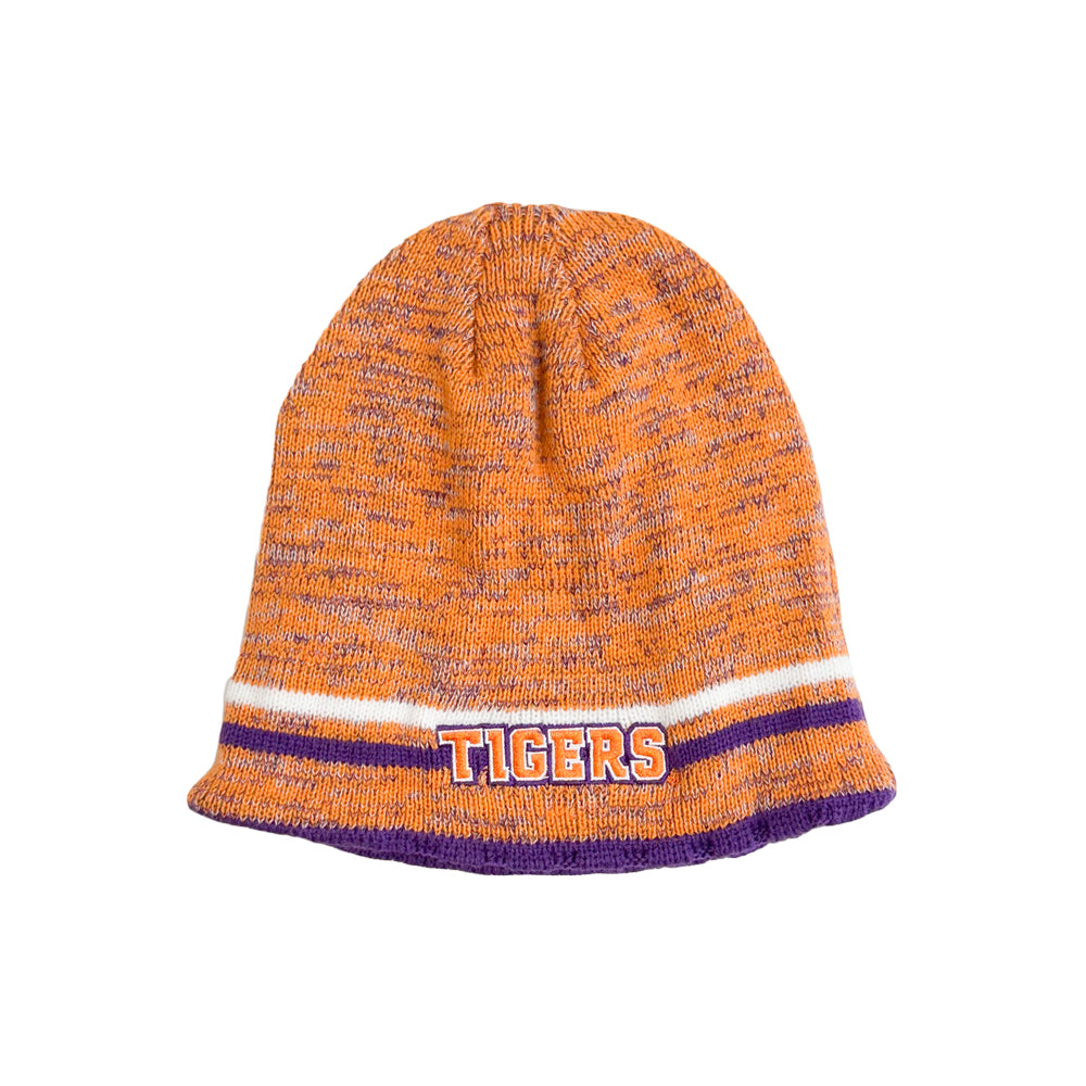 Clemson Blur Reversible Beanie - ORANGE