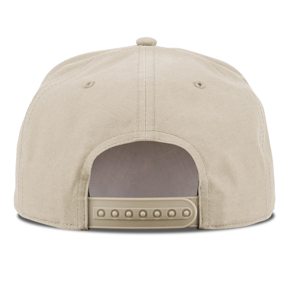 Clemson Branded Bills Orange Paw Canvas Rope Cap - TAN