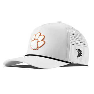 Clemson Branded Bills White Paw Rope Cap - BLACK
