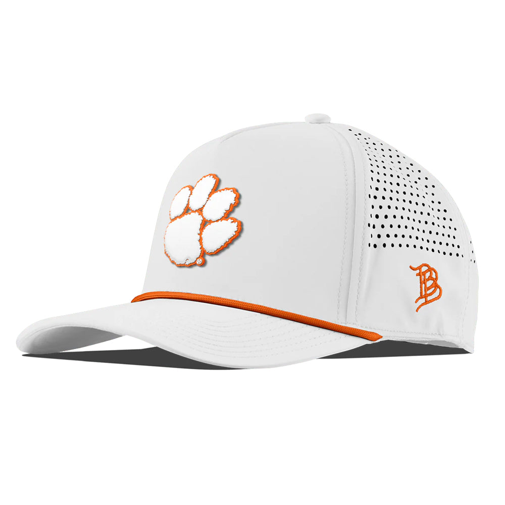 Clemson Branded Bills White Paw Rope Cap - WHITE