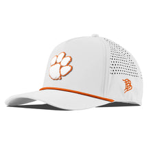 Clemson Branded Bills White Paw Rope Cap
