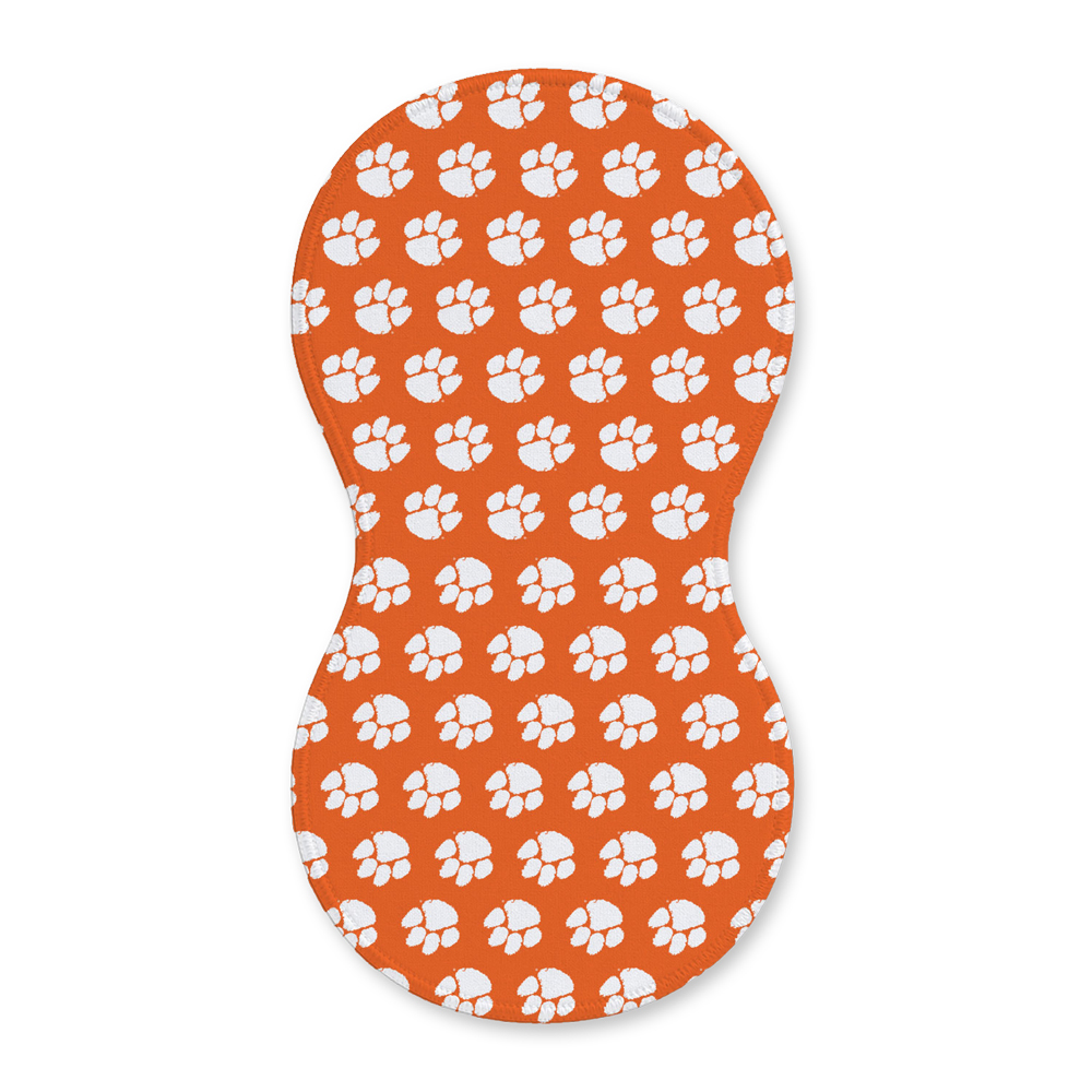 Clemson Burp Cloth - ORANGE
