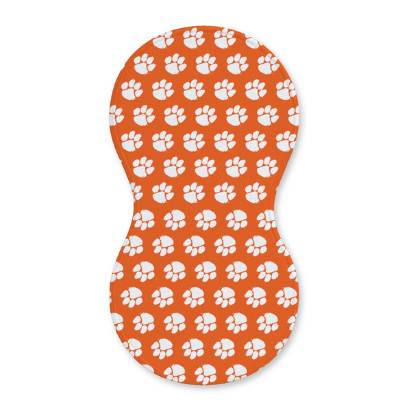 Clemson Burp Cloth - ORANGE