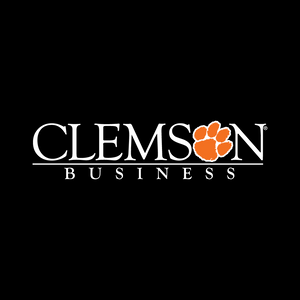 Clemson Business Decal - WHITE
