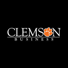 Clemson Business Decal - WHITE