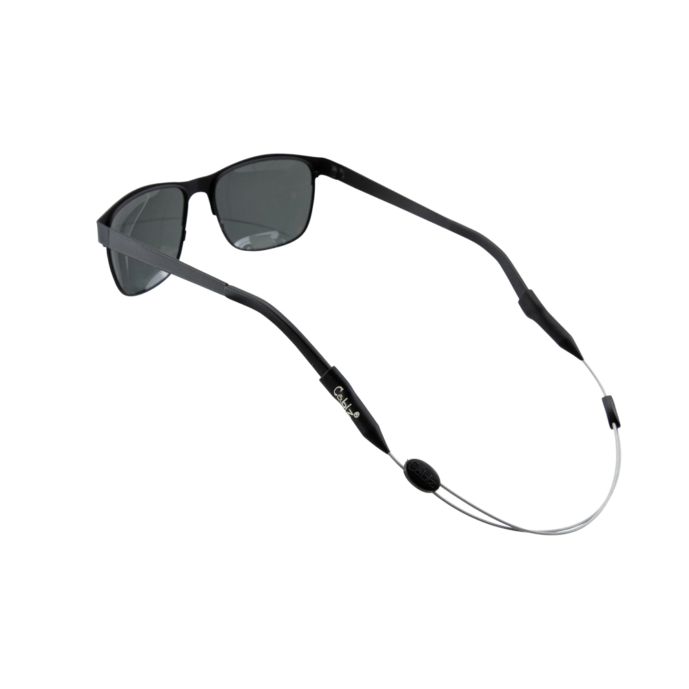 Clemson Cablz Zipz Silver Eyewear Retainer - SILVER