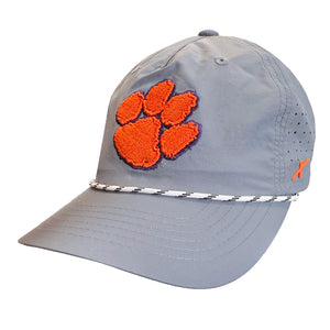 Clemson CapX Clubhouse Rope Hat - DK GREY