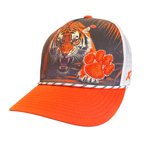 Clemson CapX Crawling Tiger Hat - ORANGE