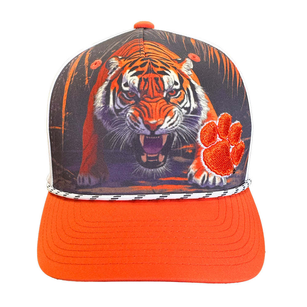 Clemson CapX Crawling Tiger Hat - ORANGE