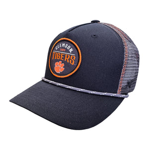 Clemson CapX Ember Circle Hat - BLACK