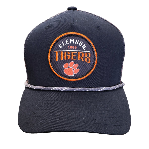 Clemson CapX Ember Circle Hat - BLACK
