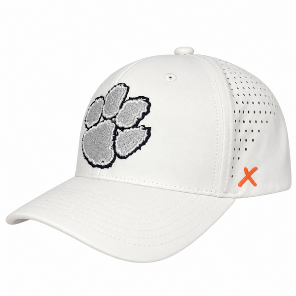 Clemson CapX Glide Hat - WHITE