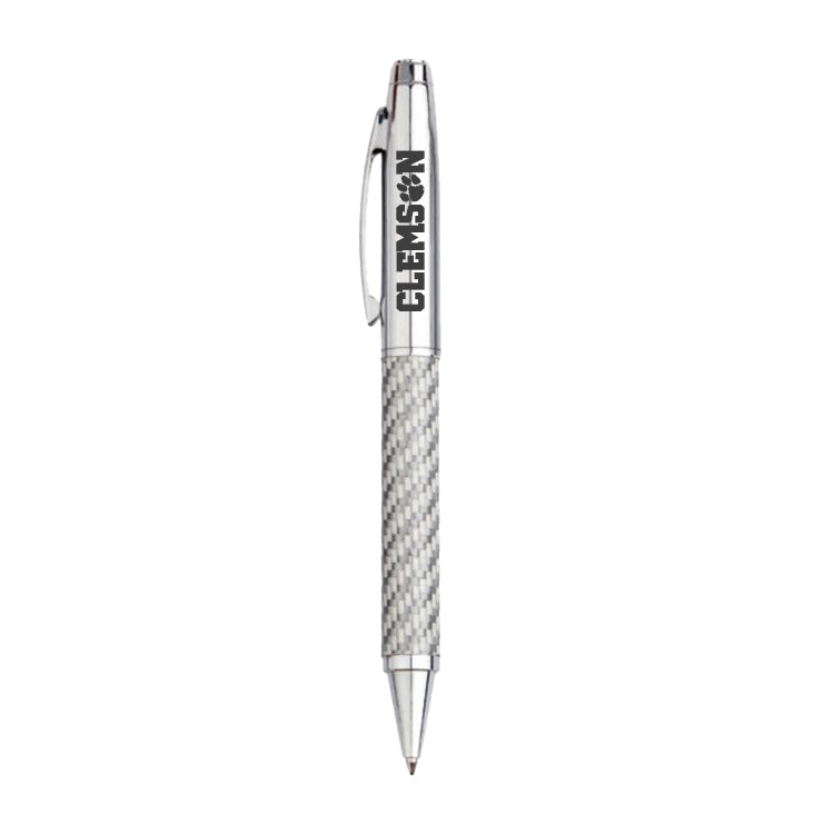 Clemson Carbon Fiber Ballpoint Pen